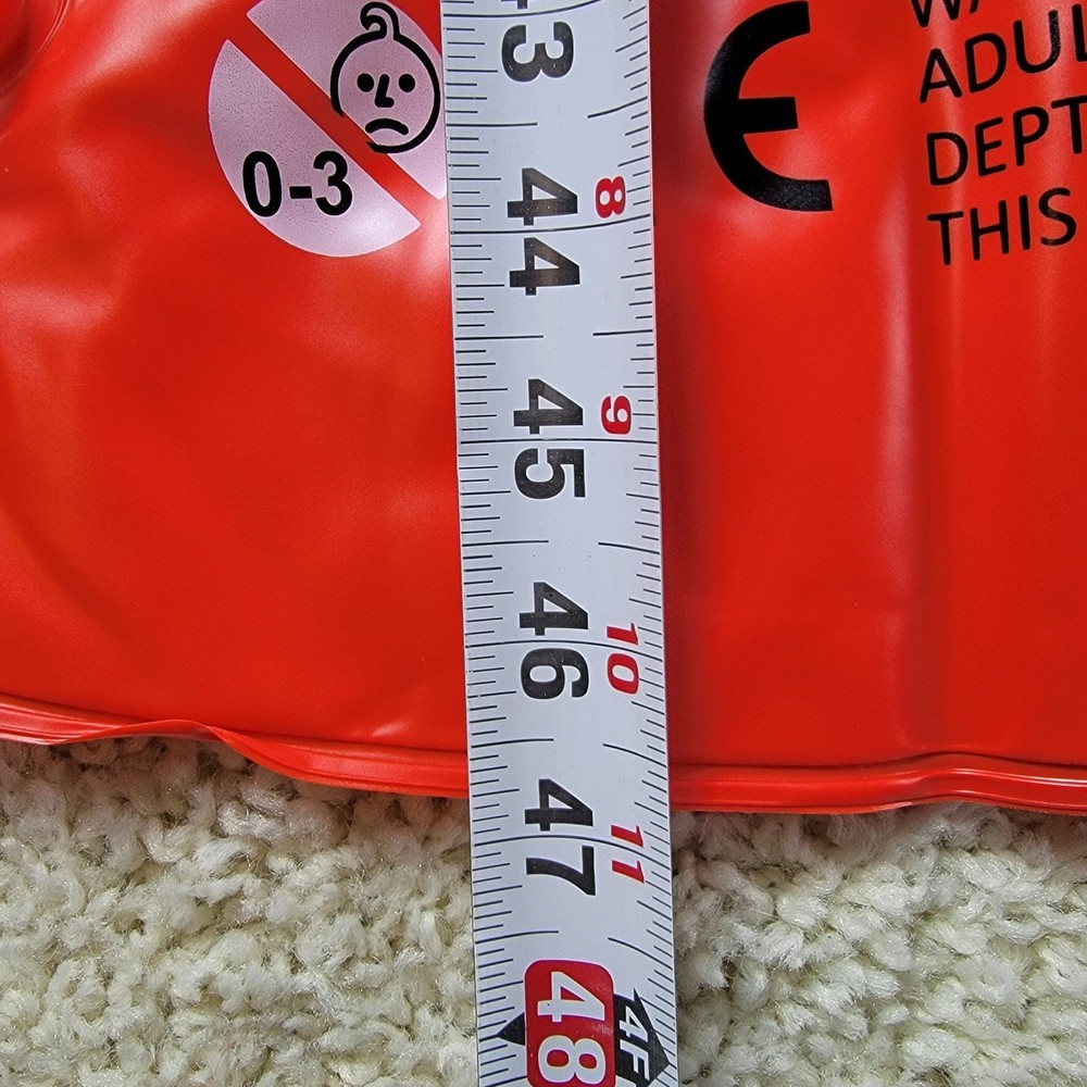 Inflatable Red Number 8 Pool Float With Drink Holders Large Two Person