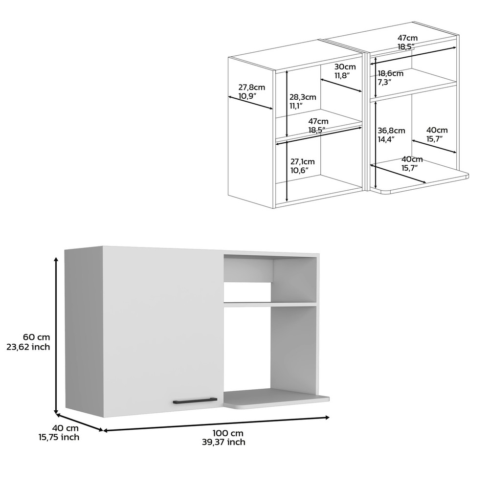 Stackable storage cabinets + two internal shelves + two external shelves