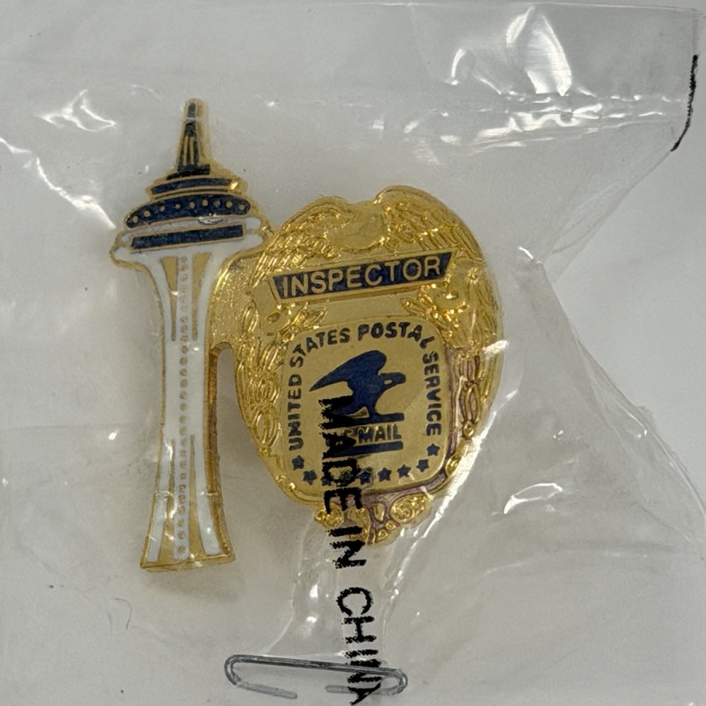 USPS Postal Inspector Service Pin Seattle Space Needle