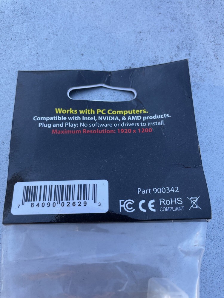 Visiontek DisplayPort to VGA adapter