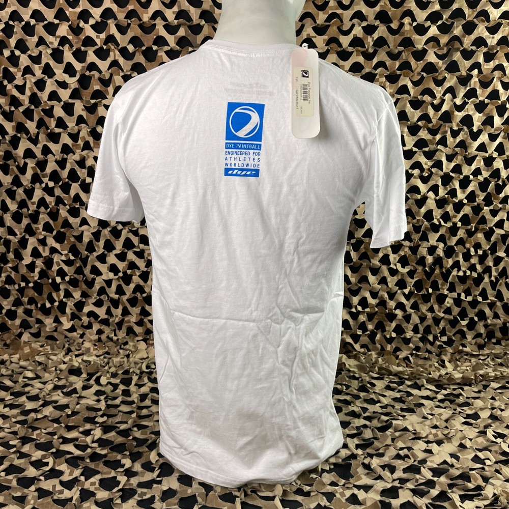 New Dye 2018 Split T-Shirt - White/Blue - Small