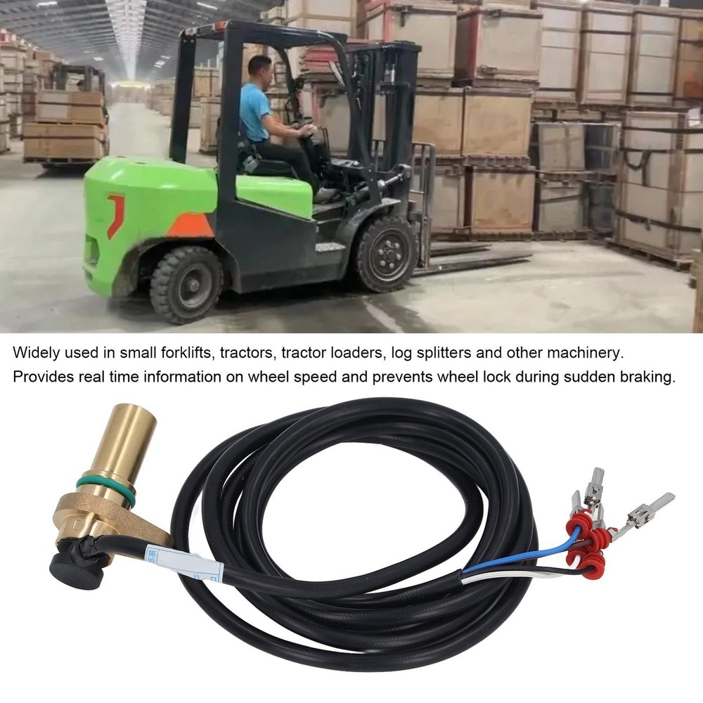 Speed Sensor Brass and ABS Forklift Speed Sensor Replacement for  L10P L12P