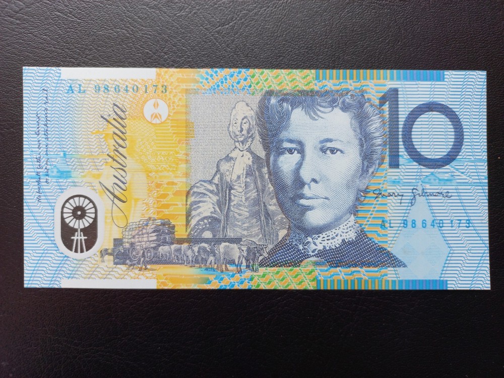 Australia 10 dollars, 1998, MacFarlane/Evans, Polymer, (P-52b)