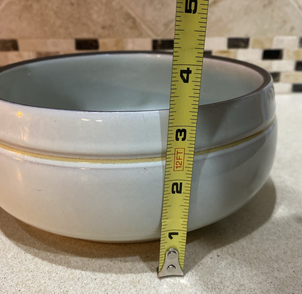 Vintage 1970’s Denby 7" Round Serving Vegetable Bowl Kimberly Pattern