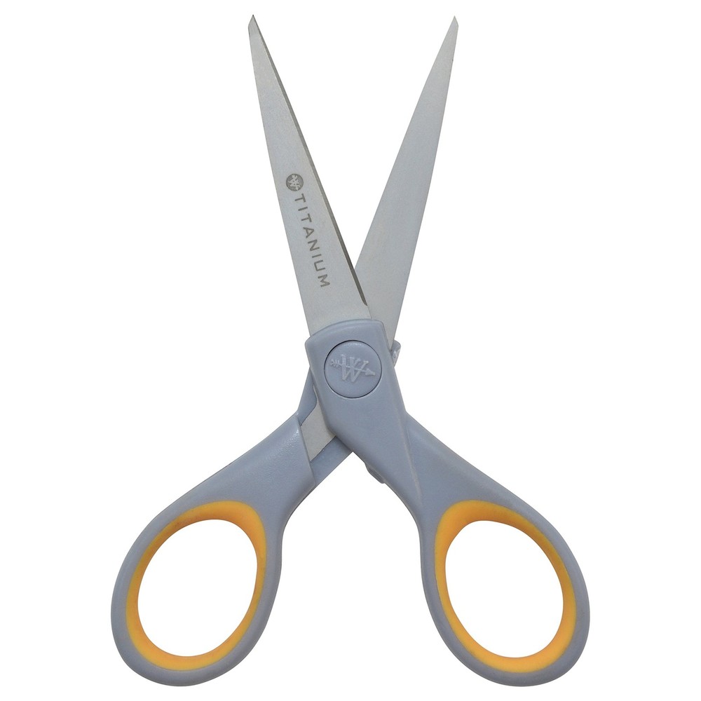 5 Inch Titanium Scissors For Crafting Lightweight Durable Sharp Paper Fabric ...