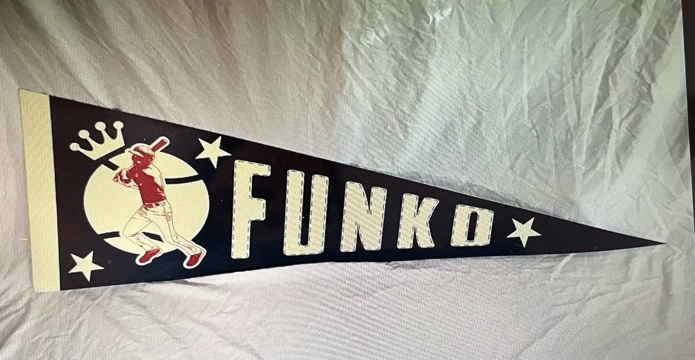 Funko Baseball Pennant Flag STORE DISPLAY Sign Oversized 60” Composite Board