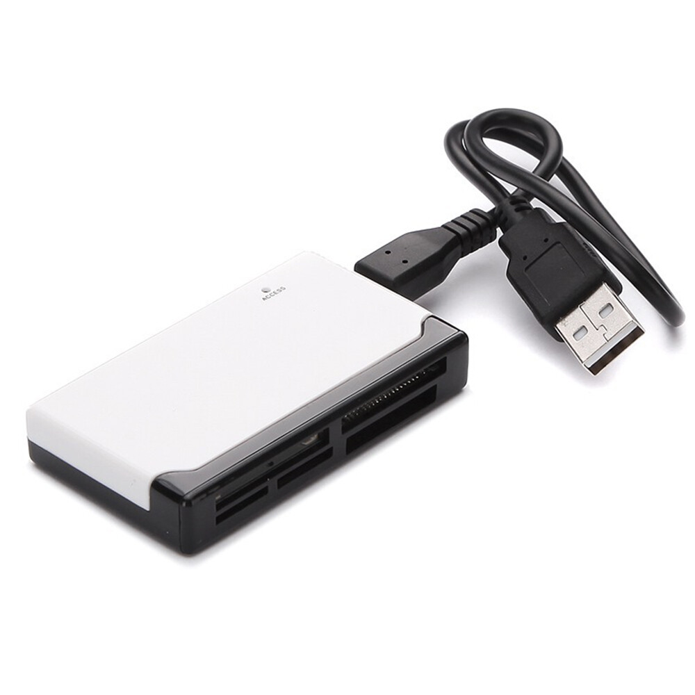 6in1 Card Reader Hub USB 2.0 Type C Micro SD TF CF Smart Memory Adapter Computer