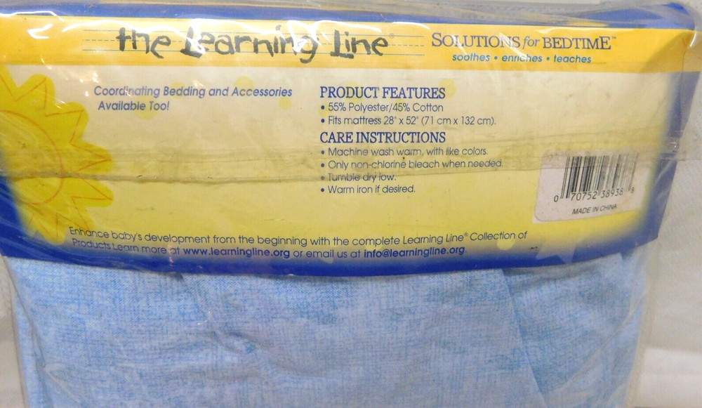 The Learning Line Crib Ruffle Jungle Learning Nursery Valance