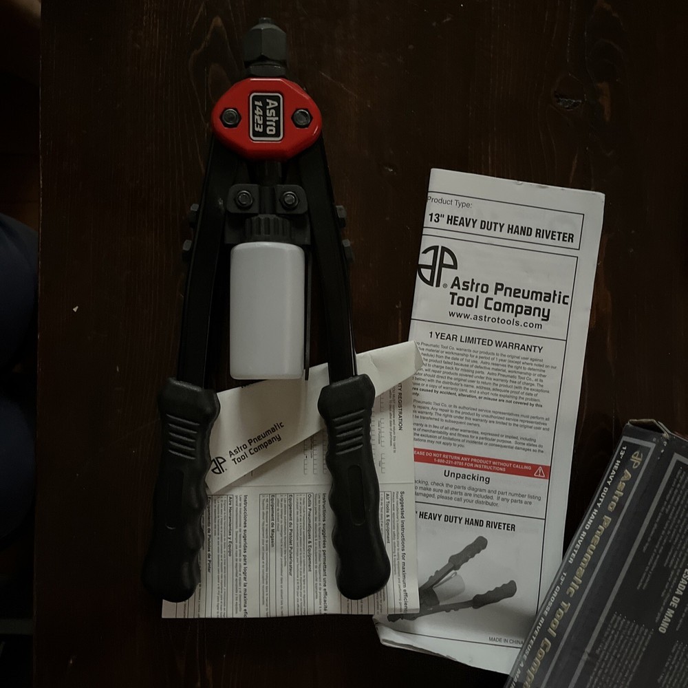 Astro Pneumatic 1423 13” Heavy Duty Hand Riveter