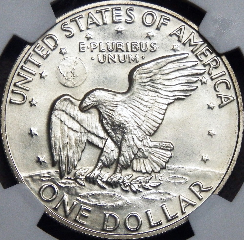 1973 S EISENHOWER SILVER DOLLAR NGC MS67 IKE