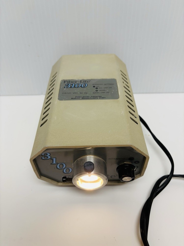 Fiber-Lite 3100 Illuminator 30 Watt Halogen Light Source with Power Adapter