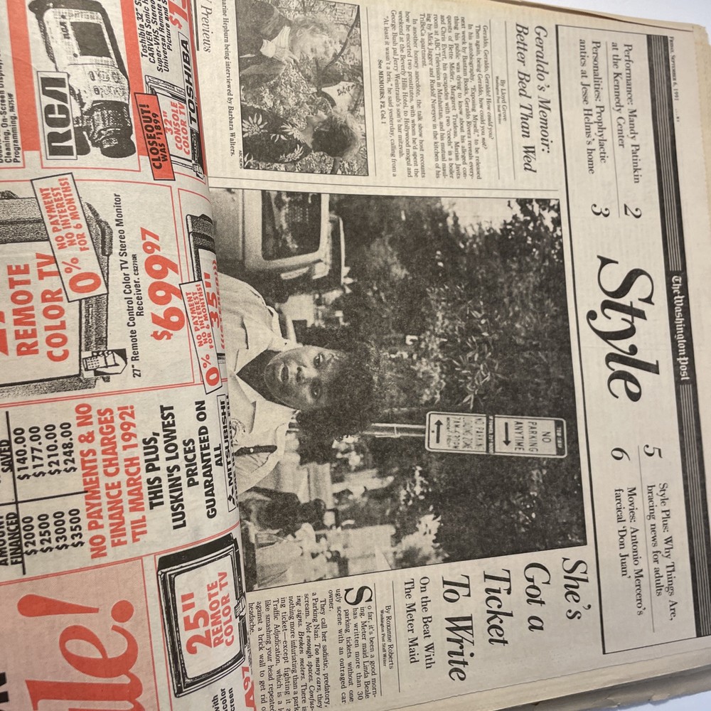 Washington Post 1991 Soviet Union Mikhail Gorbachev Newspaper Russia Complete