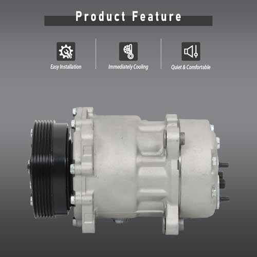 A/C Compressor Replacement for TT Beetle Golf Jetta 2000 2001 2002 2003 2004