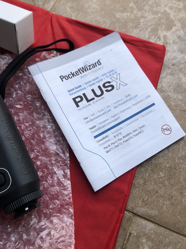 Pocket wizard Plus X Auto Sensing Transceiver And Mini TTI