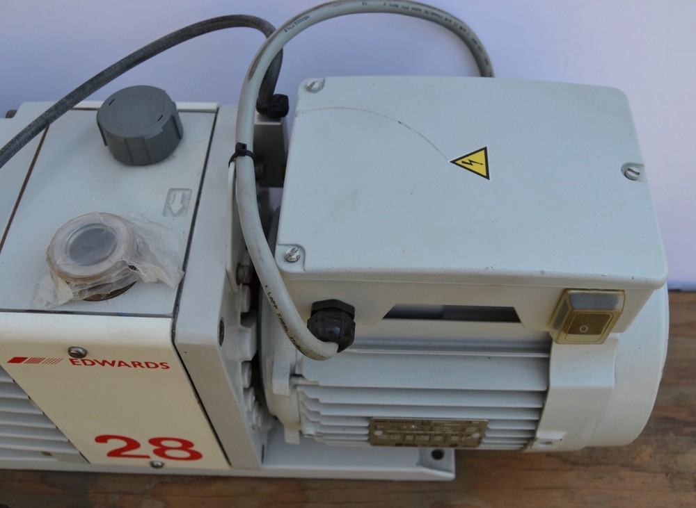 Edwards E2M28 Rotary Vane Vacuum Pump 1PH Dual Stage