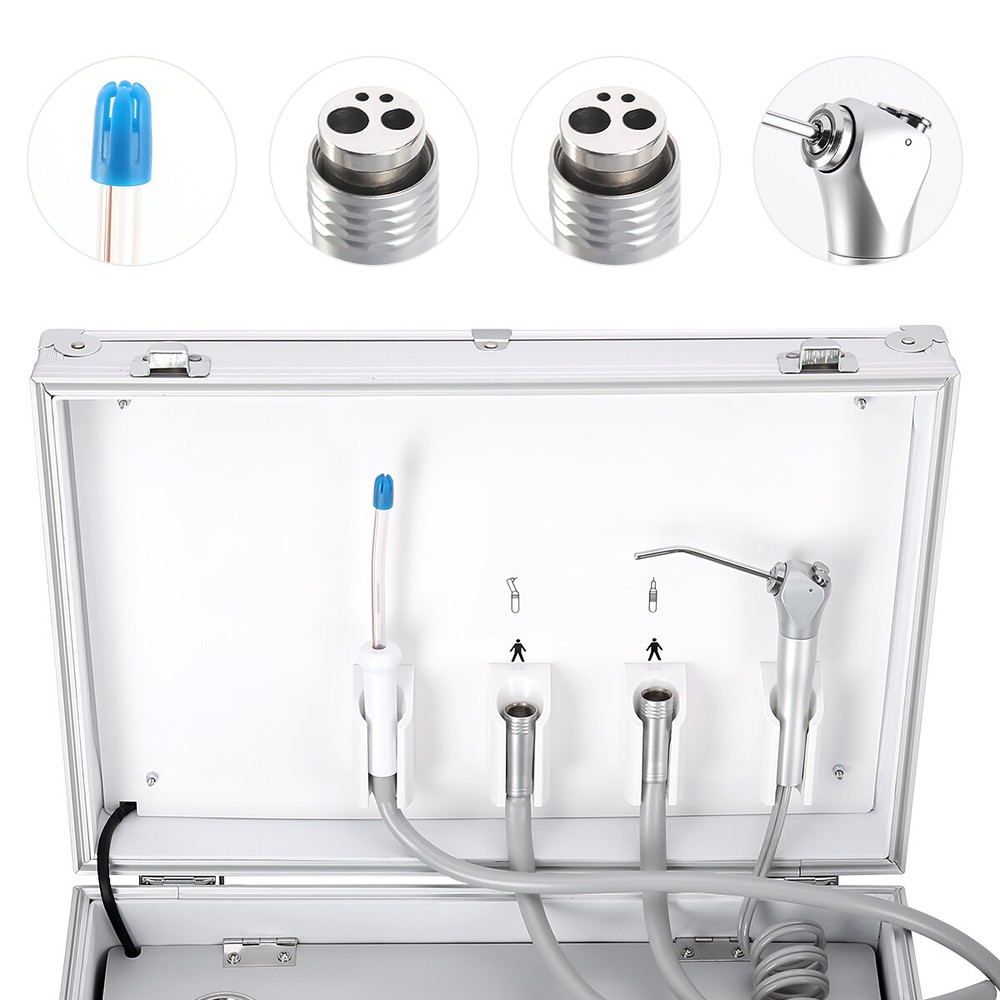 Dental Mobile Portable Delivery Unit Air Compressor /Lab Vacuum Forming Machine