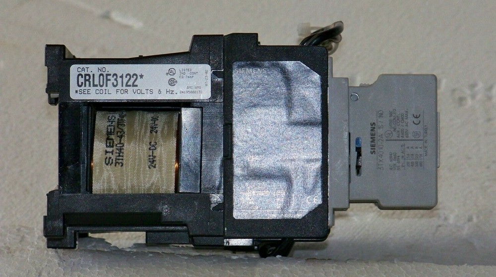 CRLOF3122 Siemens reversing contactor 24 volt dc will inter lock electrically