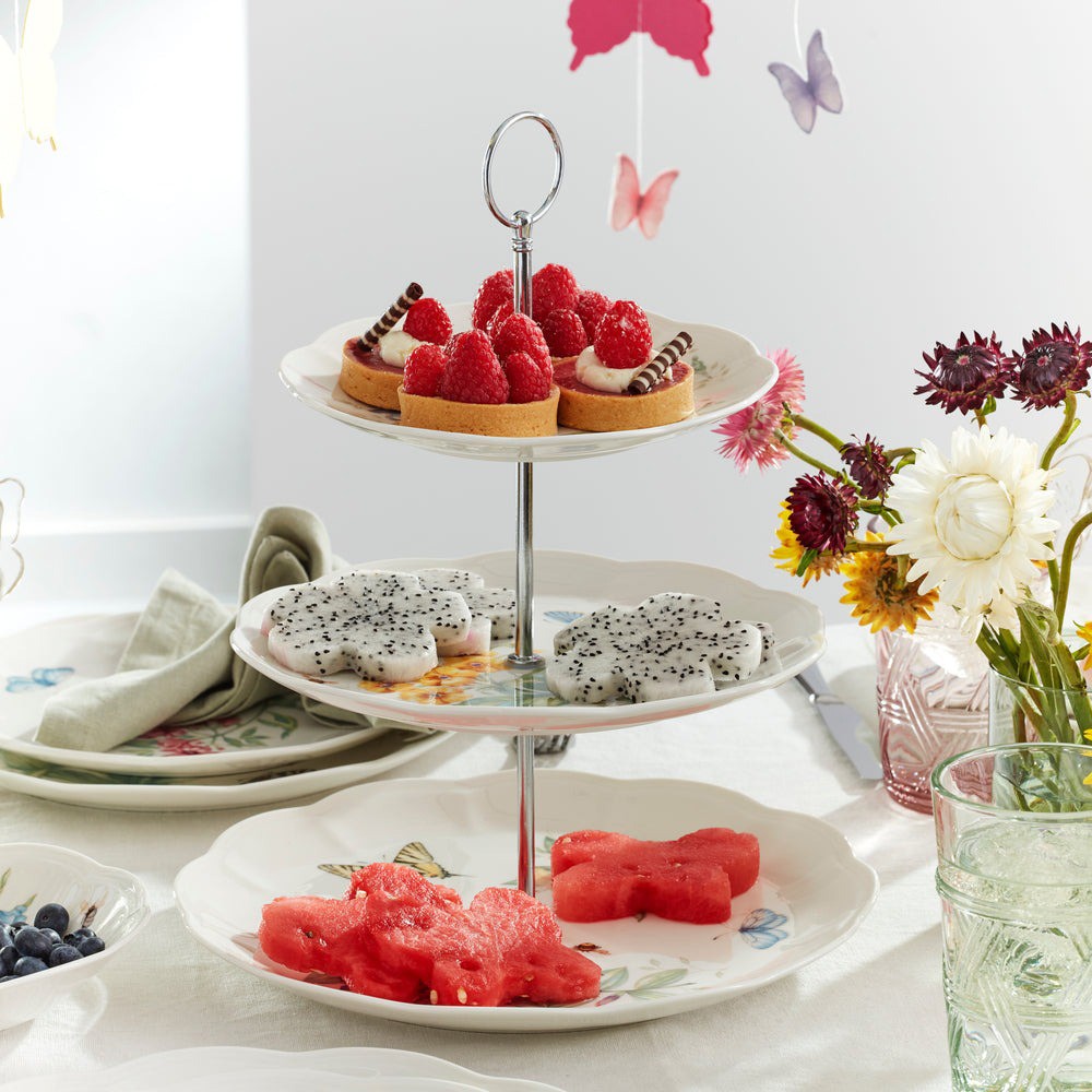 Lenox Butterfly Meadow 3-Tiered Server