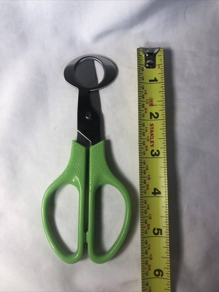 Quail Egg Scissors green Stainless Steel