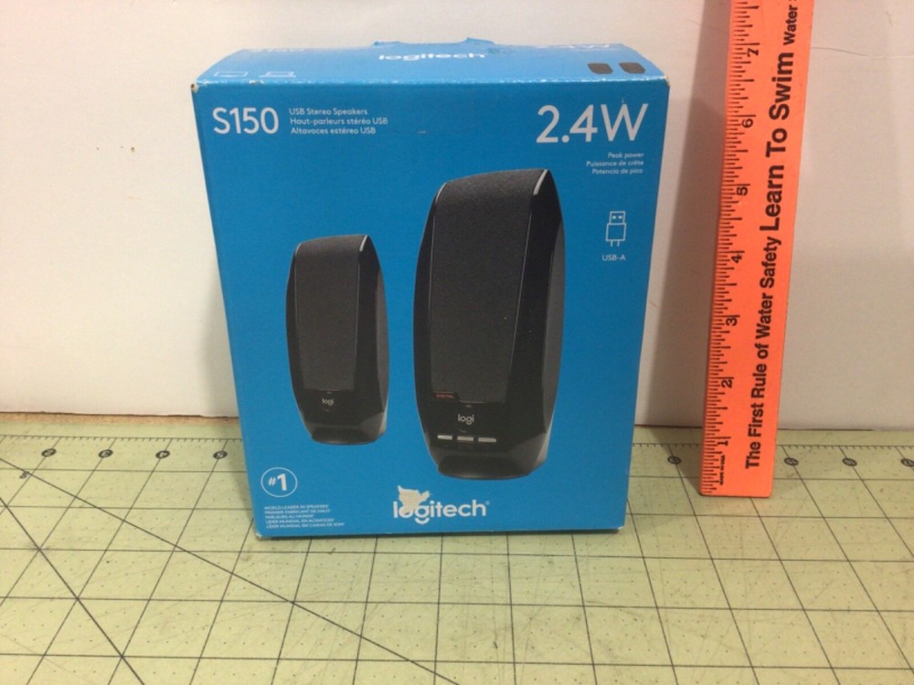 Logitech USB-A model S150 speaker set, NIB, FREE shipping!