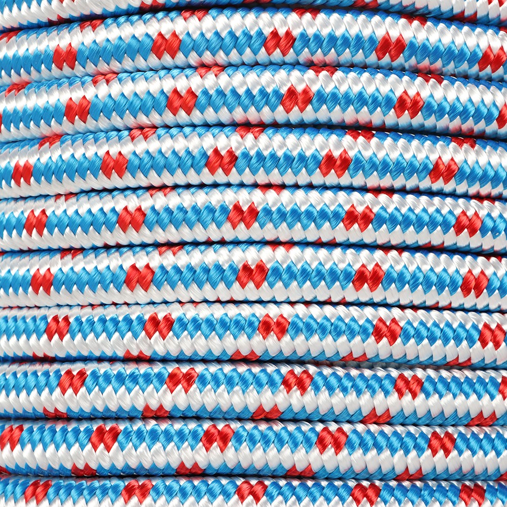 1/2" × 100' 16 Strand Braided Polyester Nylon Core Arborist Tree Rope