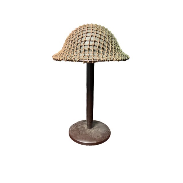 Canadian Armed Forces WW2 Helmet W/Two-Tone Netting