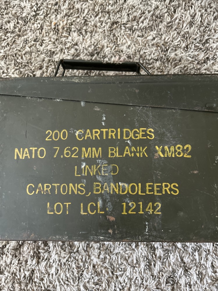 Vintage Military Ammo Box