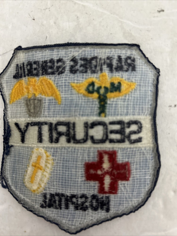Rapids General Hospital Security Patch Blue 3”