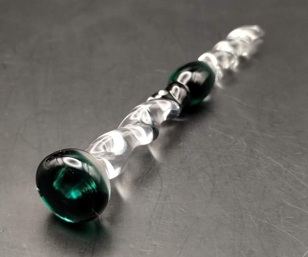 Ornate Glass Pipe Tamper Tool (Handblown)