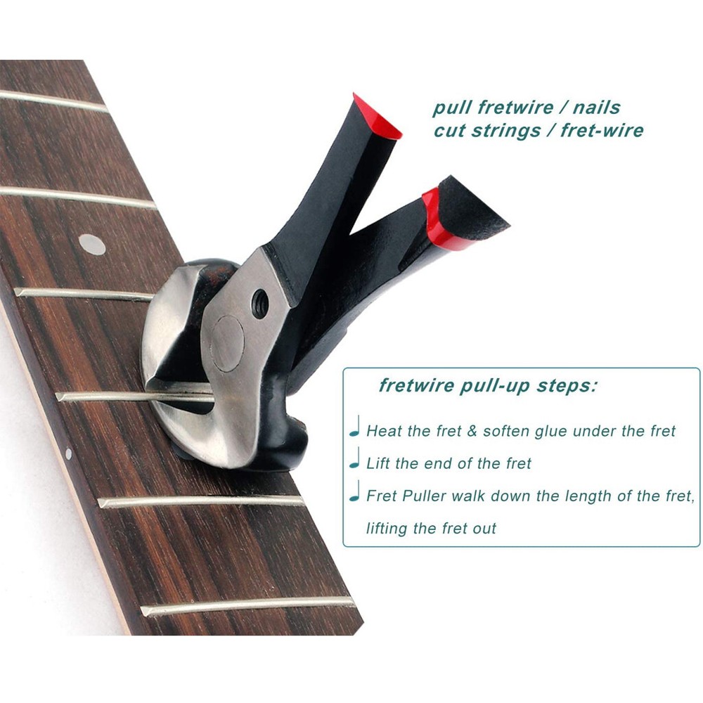 Guitar Fret String Cutter Puller Removal Plier Nipper Luthier Tool Heavy Duty