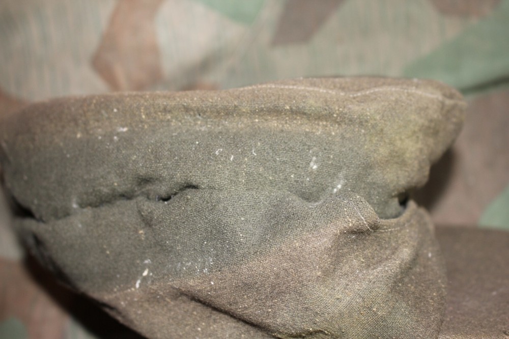 ORIGINAL WW2 GERMAN M43 FELDMUTZE STYLE FIELD CAP MODIFIED WH SS OSTFRONT