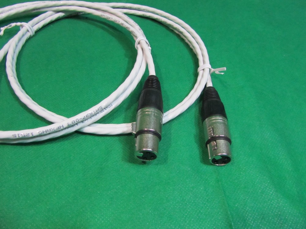 8 FT SILVER PLATED MIL-SPEC MIC BALANCED XLR INTERCONNECT FOR KRELL AMPLIFIERS.