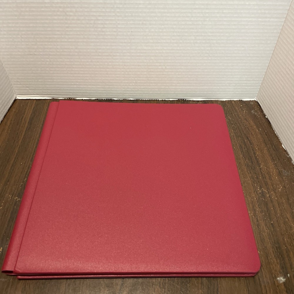 Creative Memories Album Cover  12x12 Red Ruby True size