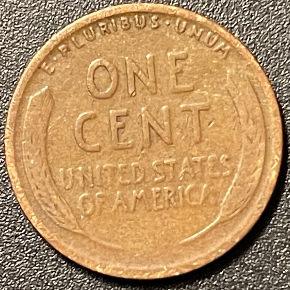 1919 Lincoln Wheat Cent Underweight 2.86 Grams Solid Strike Planchette Error