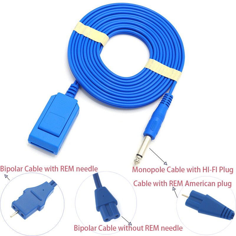 Electrocautery Negative Plate Bipolar/Monopole Connect Cable