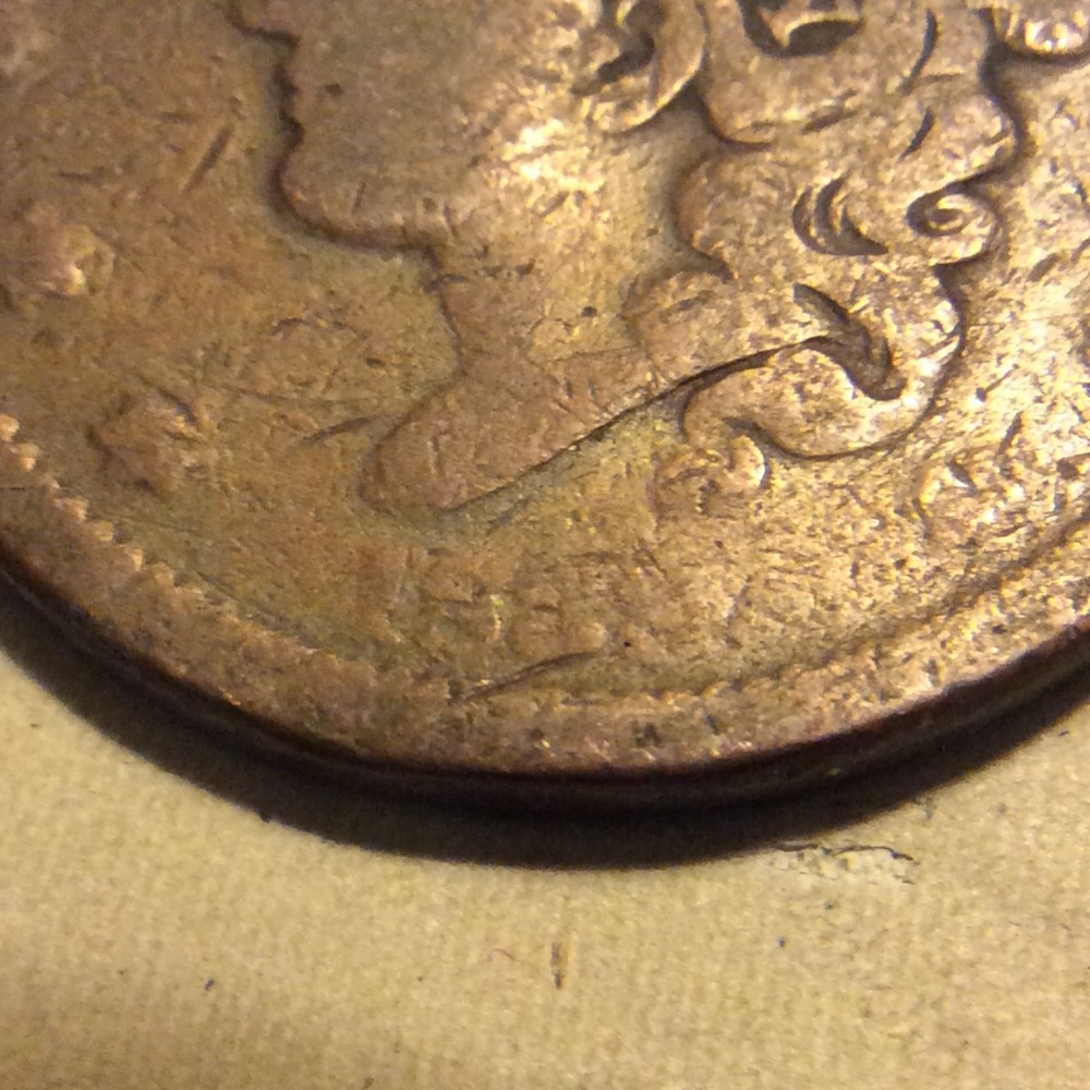 1833? LARGE CENT LOW GRADE A4 FREE SHIPPING