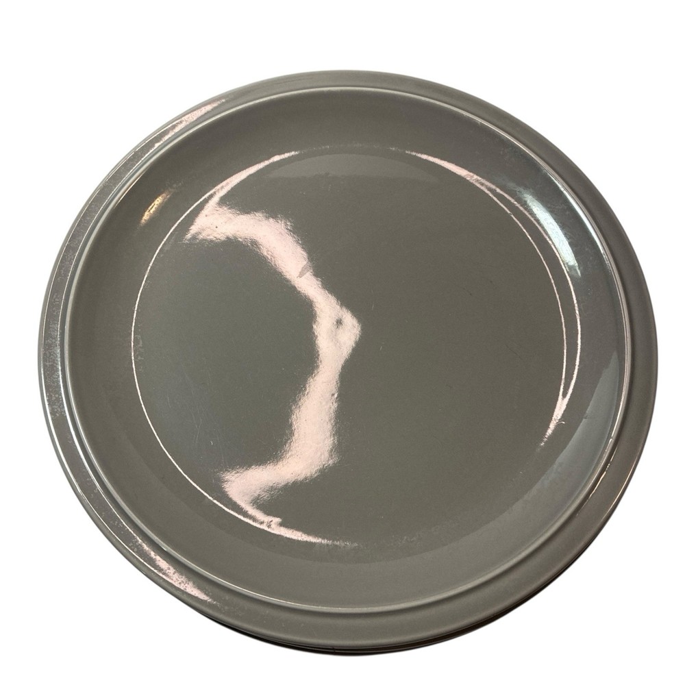 Godinger Gatherings Solid Gray 4 Piece Dinner Plates 10.75” ￼