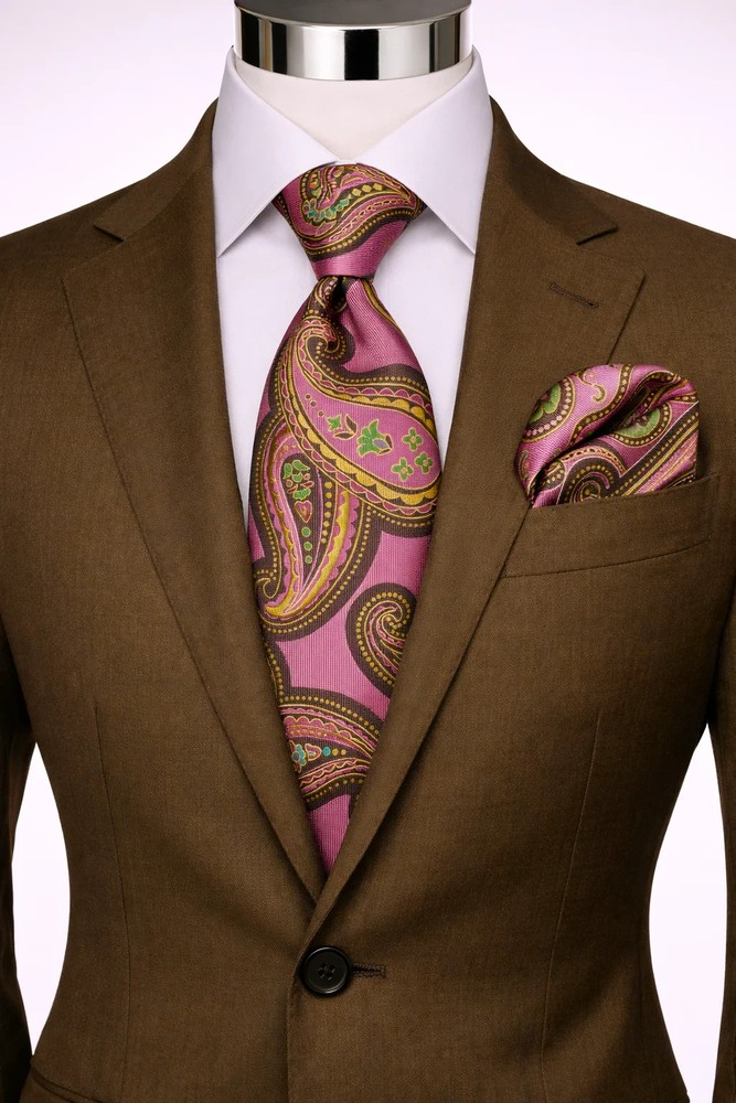 DON TIE & POCKET SQAURE by VERSE9