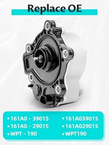 Electric Water Pump Compatible with Prius 1.8L 1.5L 2010-2016, 161A0-39015