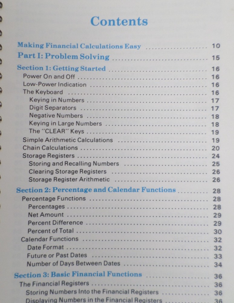HP-12C Calculator Owner's Handbook and Problem-Solving Guide Manual May 1984