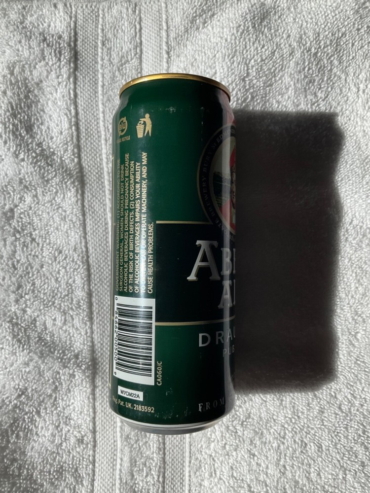 RARE ABBOT ALE ENGLAND BEER CAN