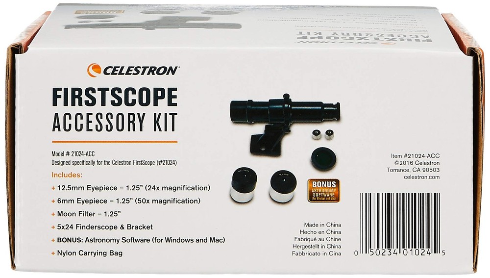 Celestron 21024-ACC FirstScope Accessory Kit Black