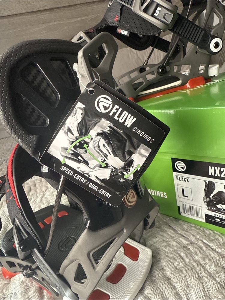 Flow Snowboard Bindings NX2-GT, Speed Entry, Size Large