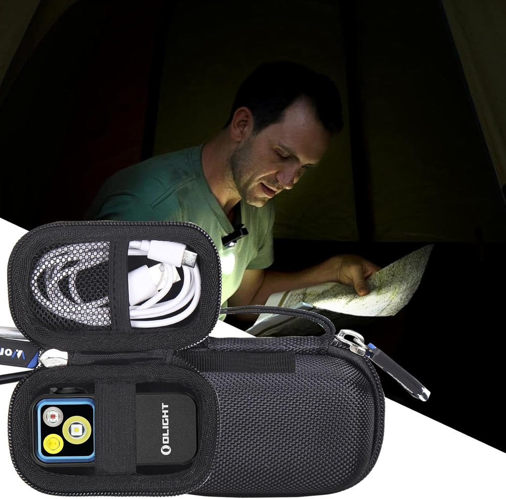 Case for OLIGHT Oclip Ultra/Pro EDC Flashlight Clip-On Light (Black)