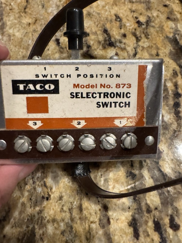 Vintage USED Antenna Selectronic Switch 3-Position TACO