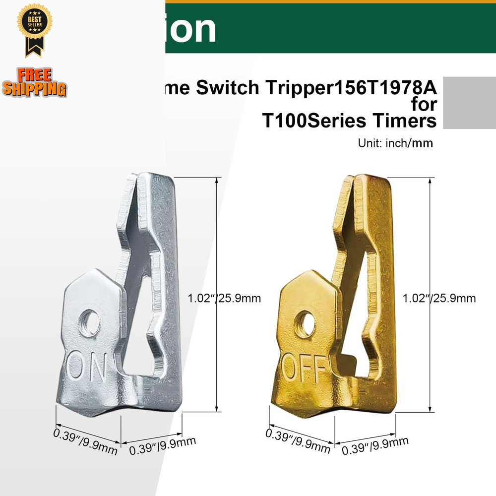 4 Pcs Pool Timer On Off Clips, Compatible with 156T1978A Intermatic 2set S/G