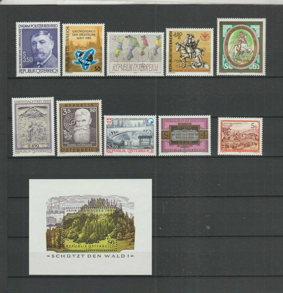 AUSTRIA - 1981 to 1985 - MINT/NH
