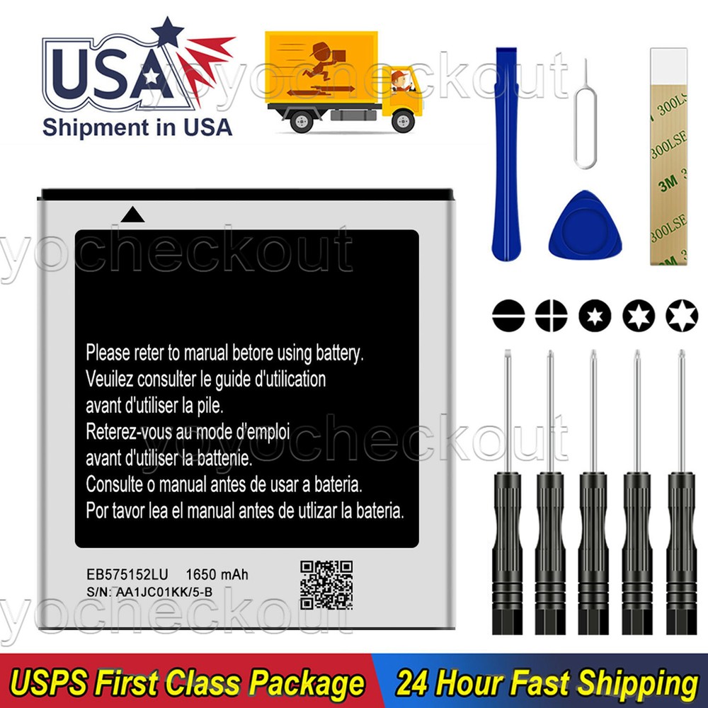 For Samsung Epic SPH-D700 Replacement Battery EB575152LU EB575152LK Tool