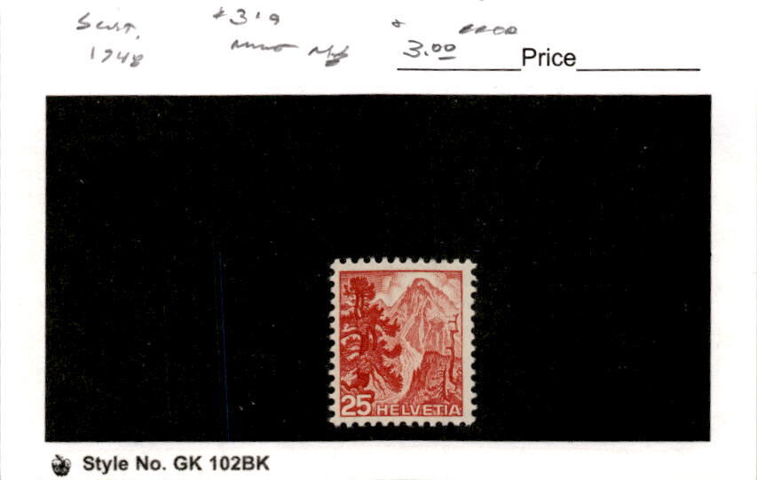 Switzerland, Postage Stamp, #319 Mint NH, 1948 (AB)