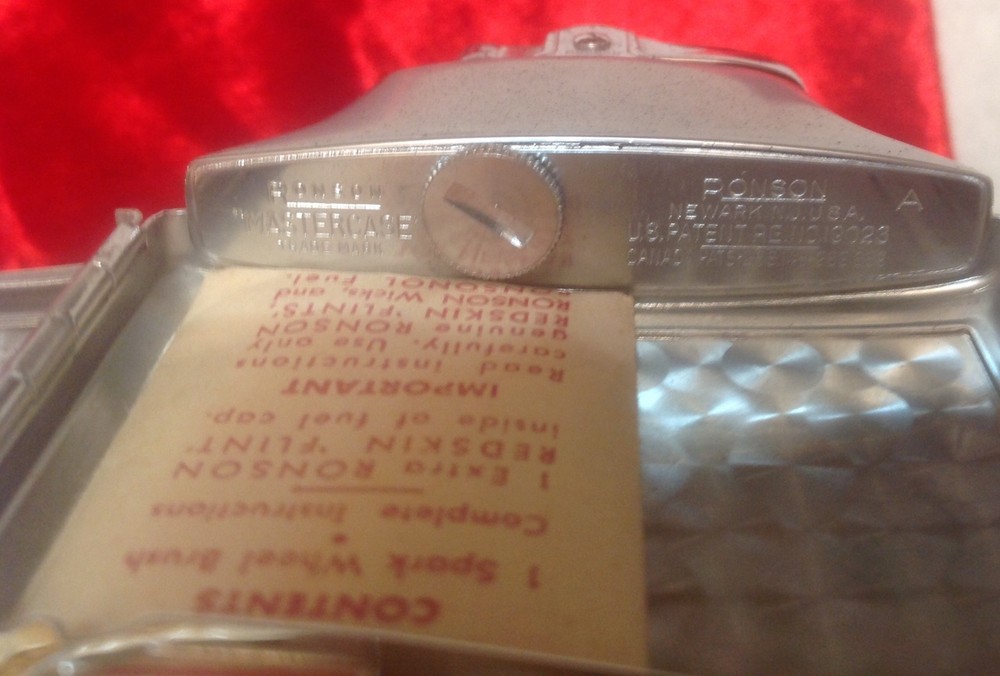 Vintage Art Deco Ronson Mastercase Lighter Cigarette Holder